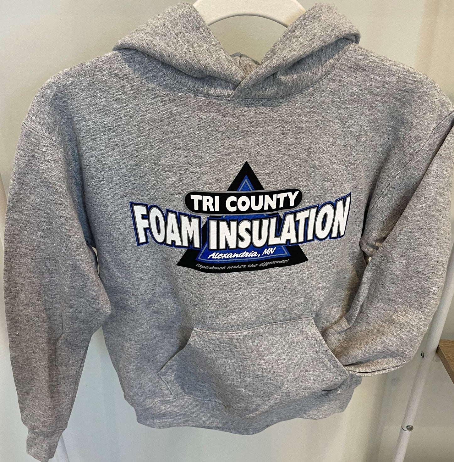 Tri County Foam Insulation Youth Logo Hooded Sweatshirt