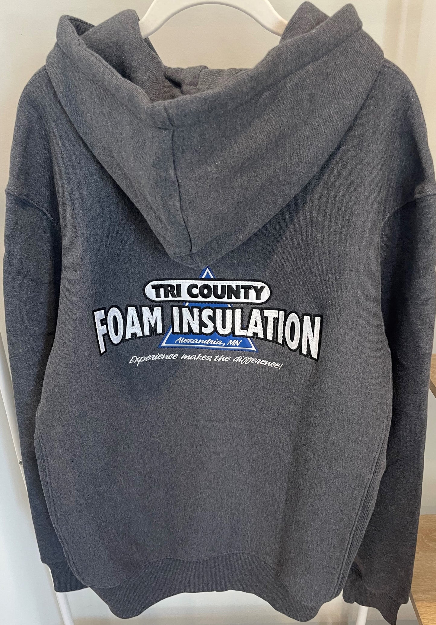 Tri County Foam Insulation Full-Zip Hooded Sweatshirt