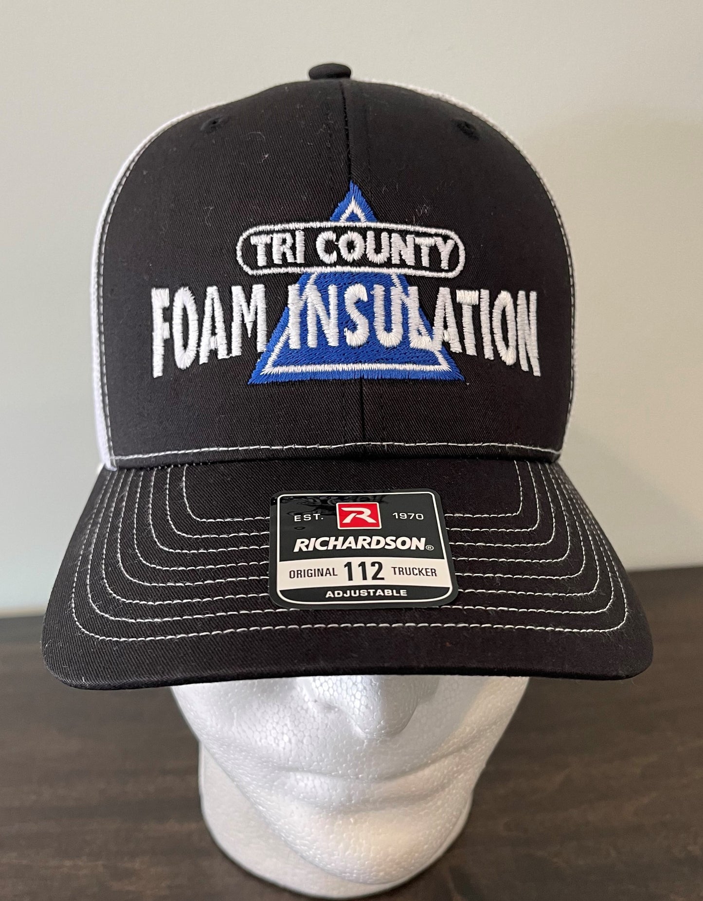 Tri County Foam Insulation Embroidered Trucker Snapback Hat