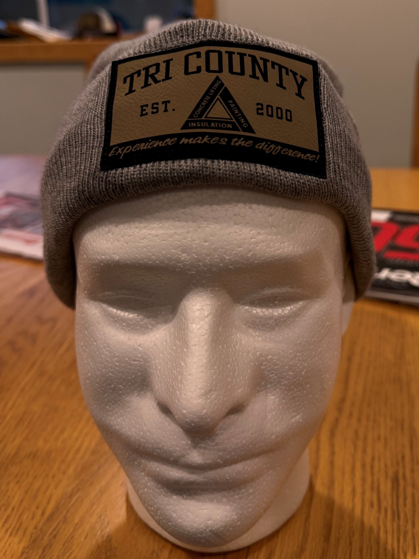 Sherpa lined cuffed beanie