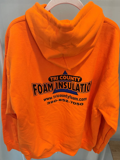 Tri County Foam Insulation Hooded Sweatshirt