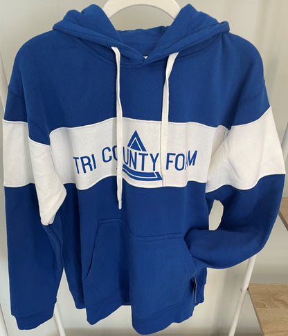 Tri County Foam Color Blocked Hooded Sweatshirt
