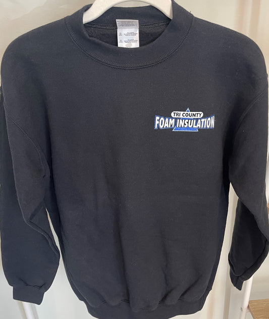 Tri County Foam Insulation Youth Crewneck Sweatshirt