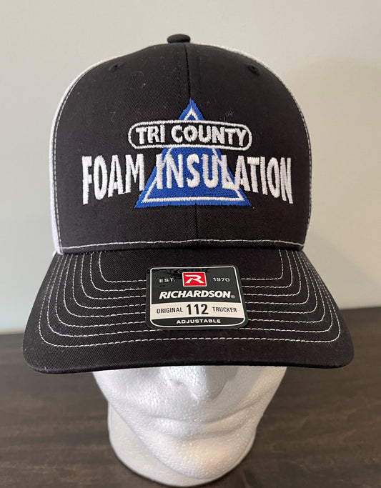 Tri County Foam Insulation Embroidered Trucker Snapback Hat