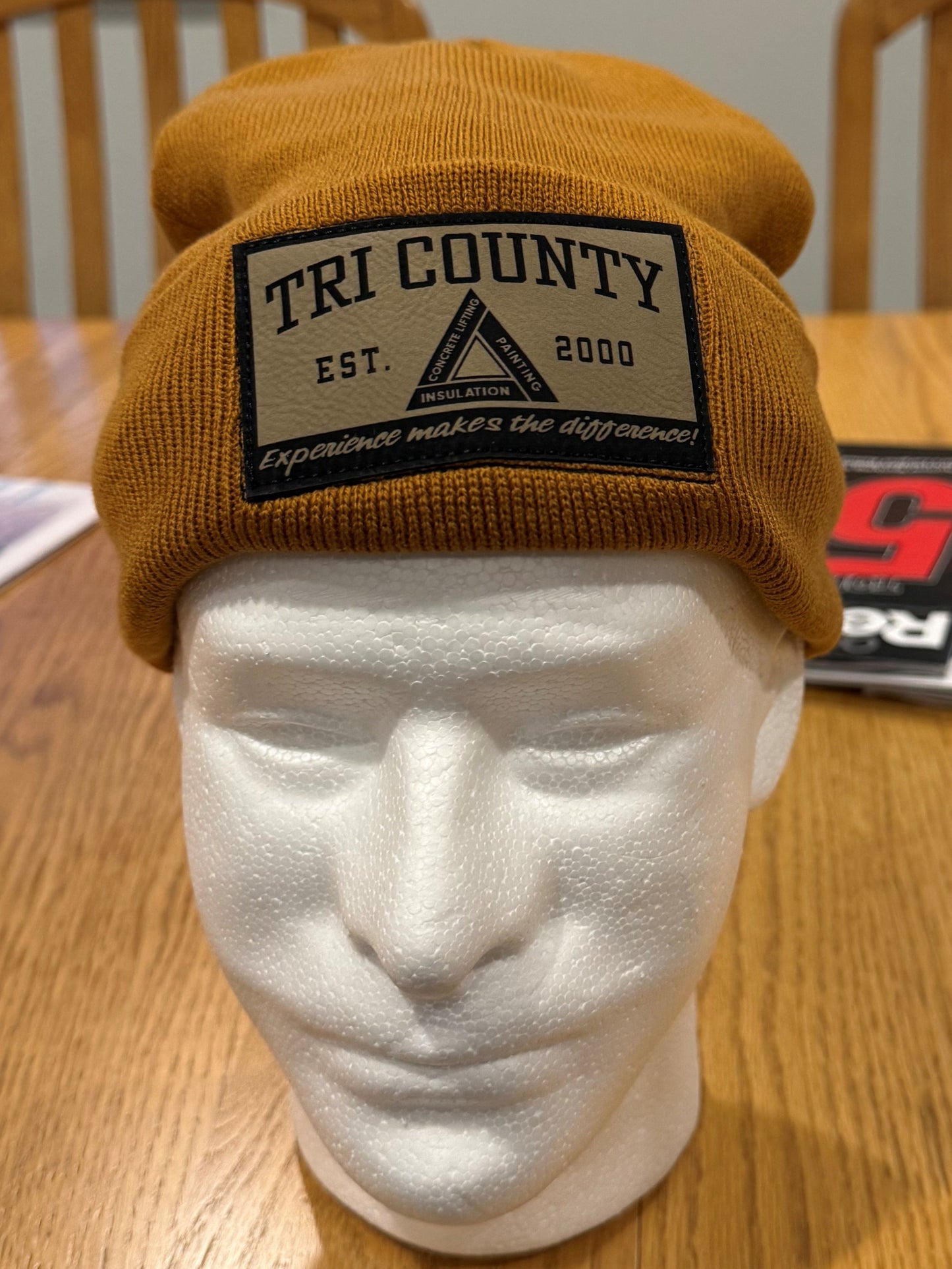 Sherpa lined cuffed beanie