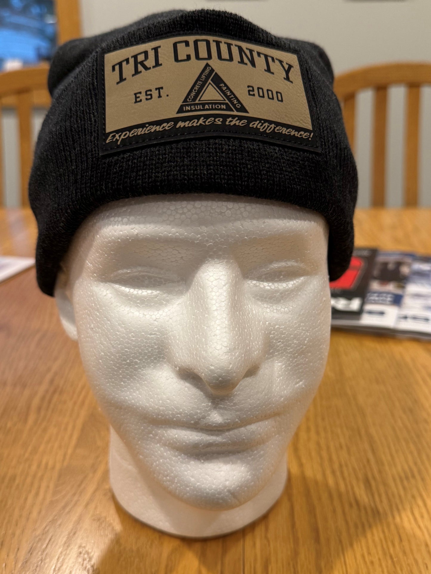 Sherpa lined cuffed beanie