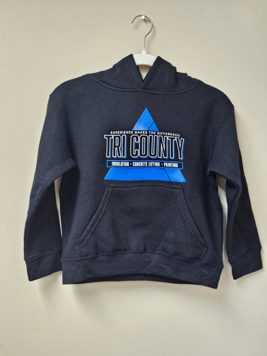 New Tri-County Foam Insulation Youth Logo Hooded Sweatshirt