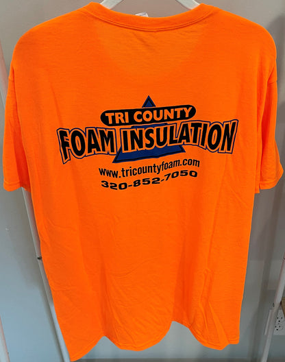 Tri County Foam Insulation Short Sleeve Tee Shirt